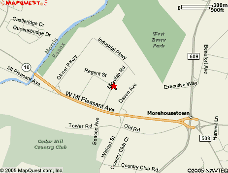 Mapquest map to The Camp Spot